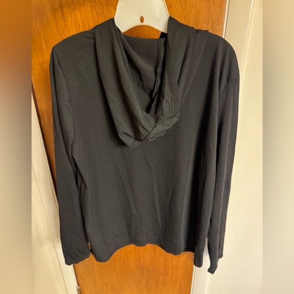 NWOT unbranded long sleeve hooded graphic tee size 2XL, graphic says faith - Picture 9 of 9